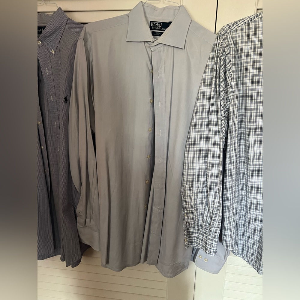 Classic fit, Ralph Lauren button-down, blue